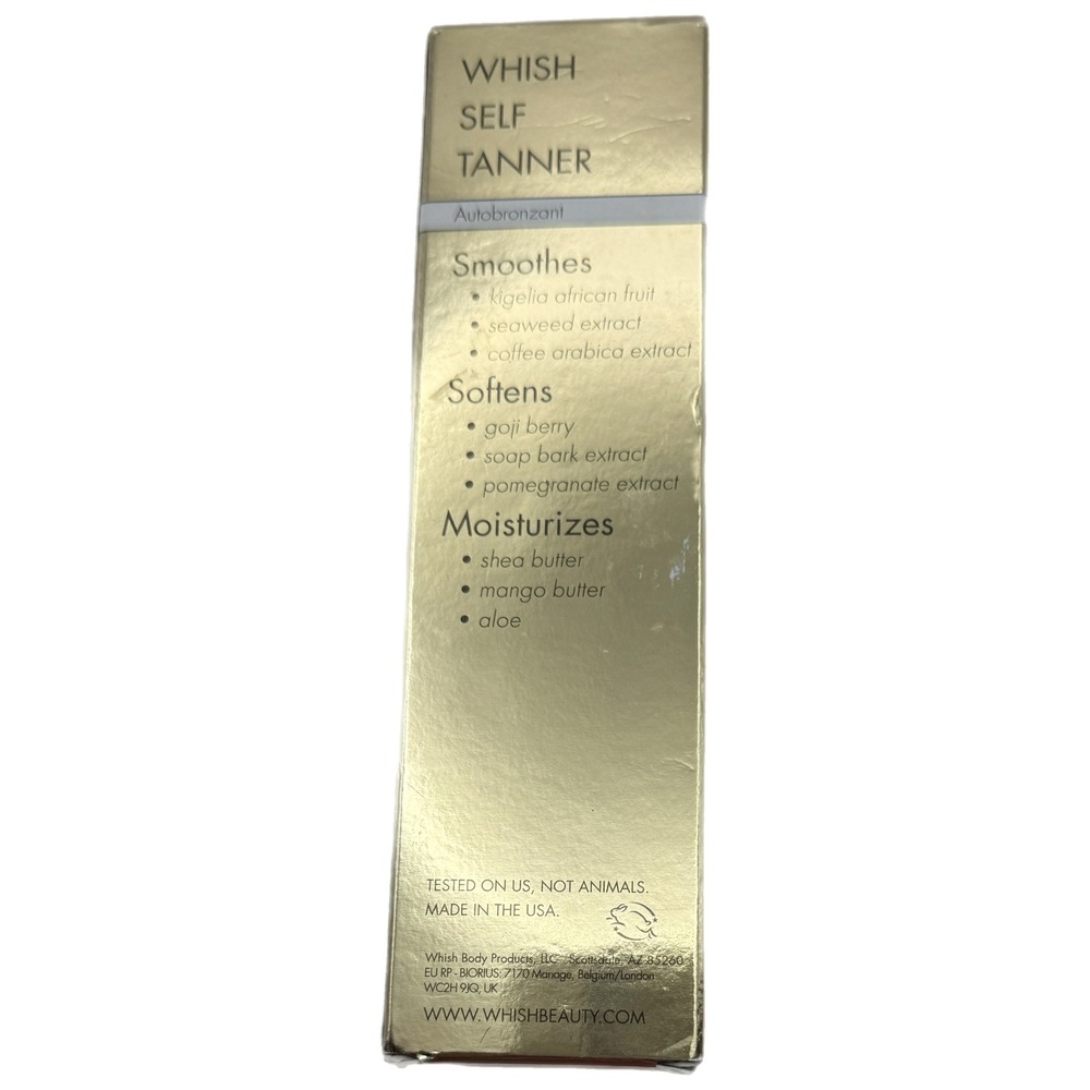 Whish Self Tanner Coconut Milk Verbena Radiant Moisture 5 fl oz New Sealed - Picture 4 of 5